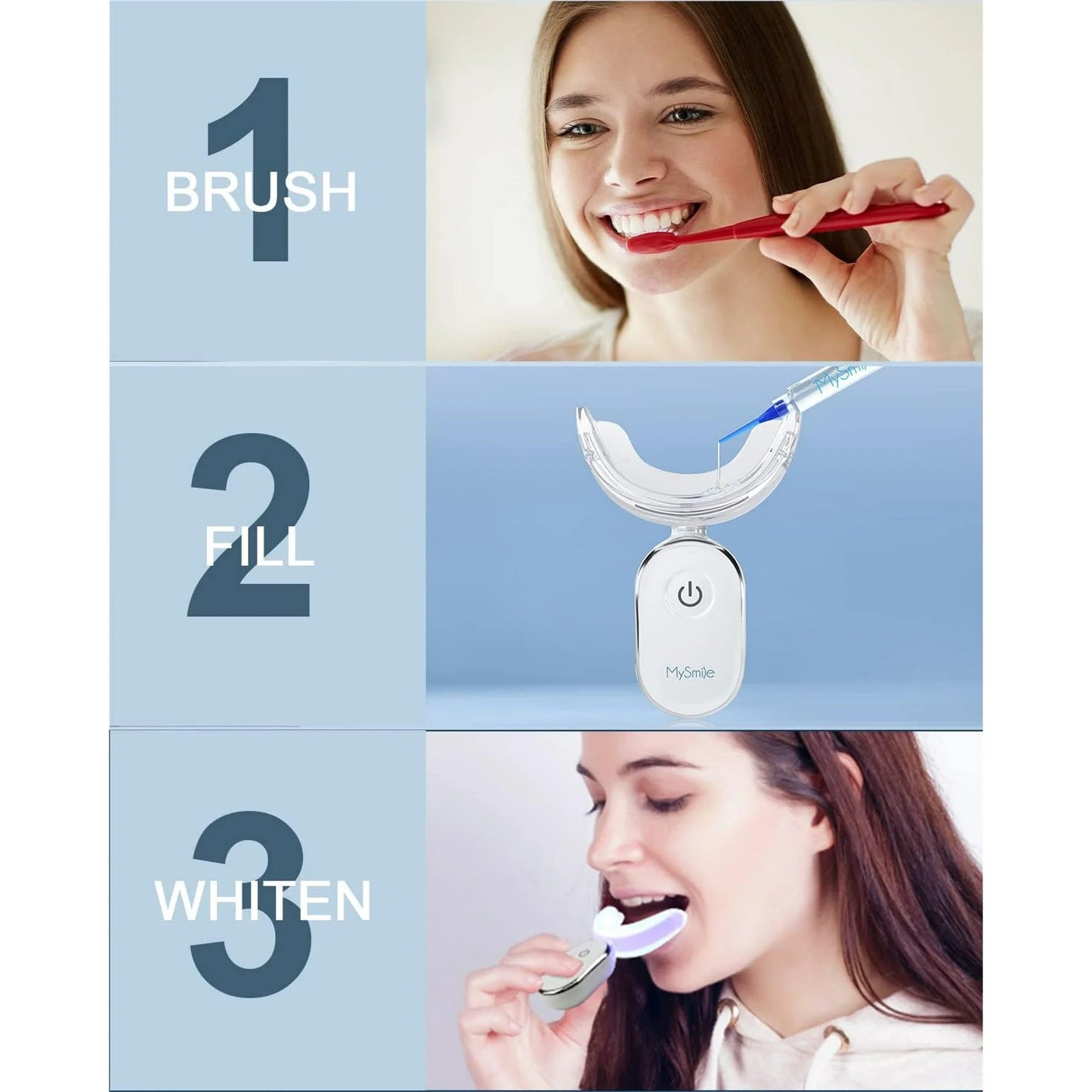 Toothrise™ Pro LED Teeth Whitening Kit – Reveal Your Brightest Smile