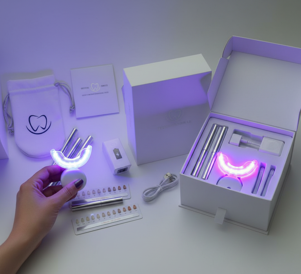 Toothrise™ Pro LED Teeth Whitening Kit – Reveal Your Brightest Smile